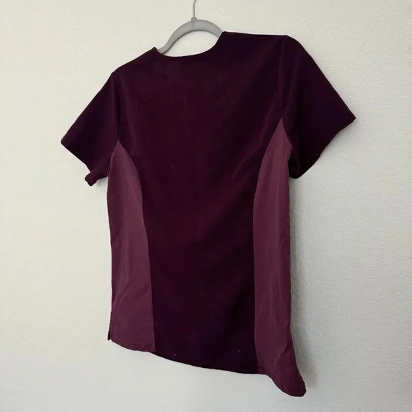 Figs Catarina One-Pocket Scrub Top Deep Purple Women's Small - Picture 5 of 5